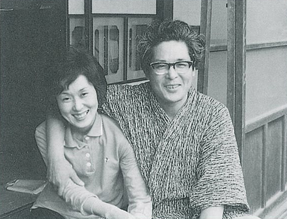 自宅にて（妻と）1973年